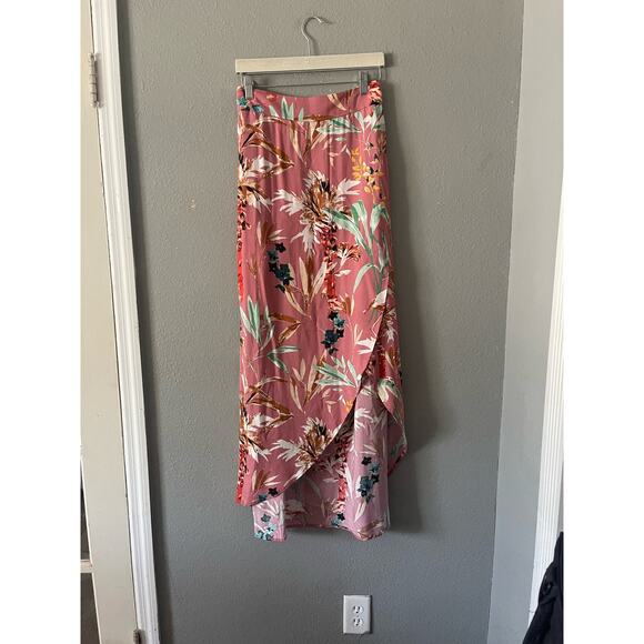 Express Dresses & Skirts - Express Floral‎ Faux Wrap Maxi Skirt